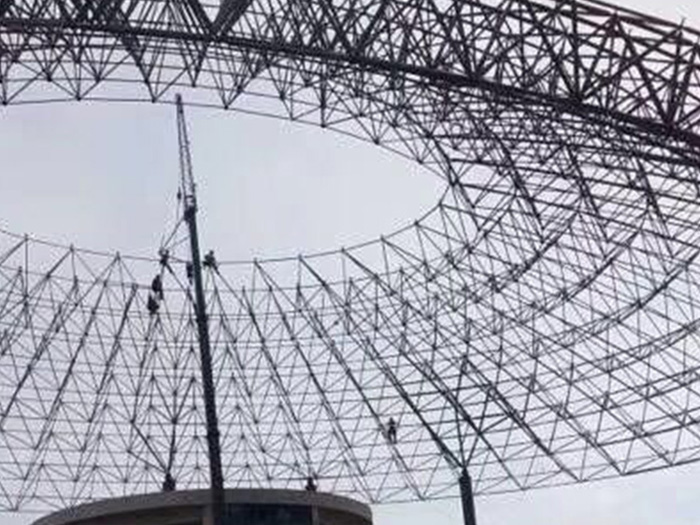 随州篮球馆球形网架厂家价格